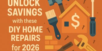 Handyman fixing leaky faucet, showcasing DIY home repair tips for saving money on maintenance