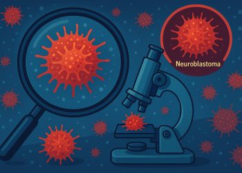 Neuroblastoma research concept highlighting advancements in rare pediatric cancer treatments