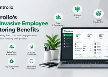 Image 1 of Controlio's Non-Invasive Employee Monitoring Benefits